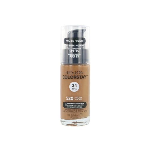 Revlon Colorstay Matte Finish Foundation - 520 Cocoa (Combination/Oily Skin)