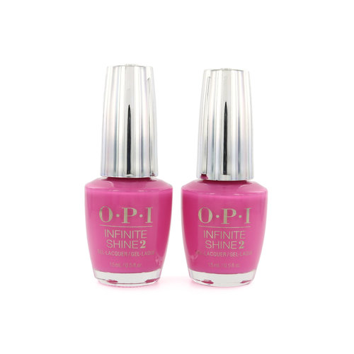 O.P.I Infinite Shine Vernis à ongles - No Turning Back From Pink Street (2 pièces)