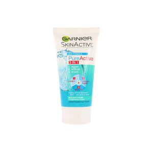 SkinActive PureActive 3-in-1 Wash, Scrub & Mask - 50 ml