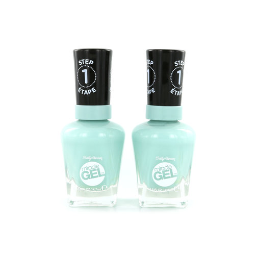 Sally Hansen Miracle Gel Vernis à ongles - 240 B Girl (2 pièces)