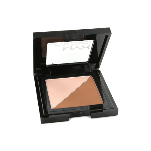 NYX Cheek Duo Contour Palette - Cheek On Cheek