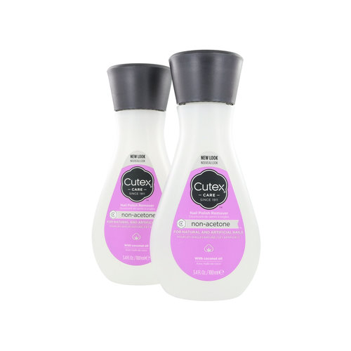 Cutex Dissolvant - Acetone Free (2 pièces)