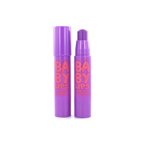 Maybelline Baby Lips Color Balm Crayon - 025 Playful Purple (2 pièces)