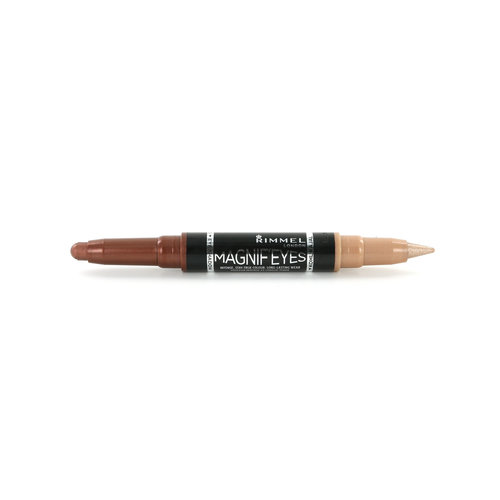 Rimmel Magnif'Eyes Double Ended Ombre à Paupières & Eyeliner - 003 Queens Of The Bronzed Age