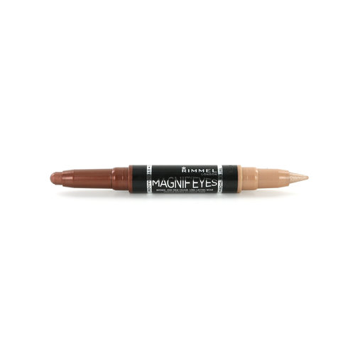 Rimmel Magnif'Eyes Double Ended Oogschaduw & Eyeliner - 003 Queens Of The Bronzed Age