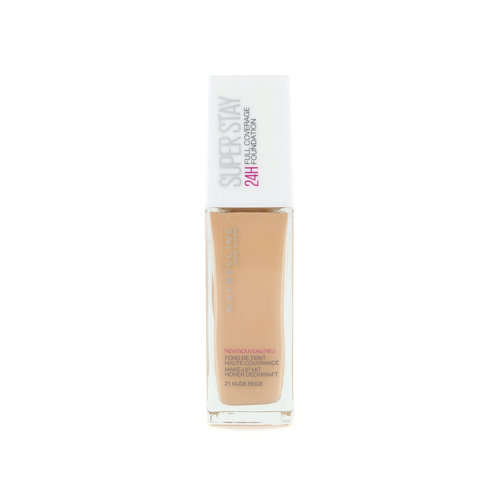 Maybelline SuperStay 24H Full Coverage Foundation - 21 Nude Beige