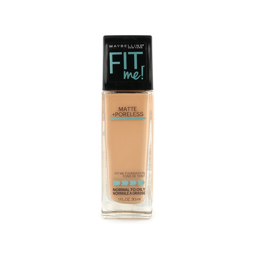 Maybelline Fit Me Matte + Poreless Foundation - 320 Natural Tan (voor normale tot vette huid)