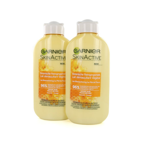 Garnier Botanical Lait Démaquillante - 2 x 200 ml (Pour la peau sèche)