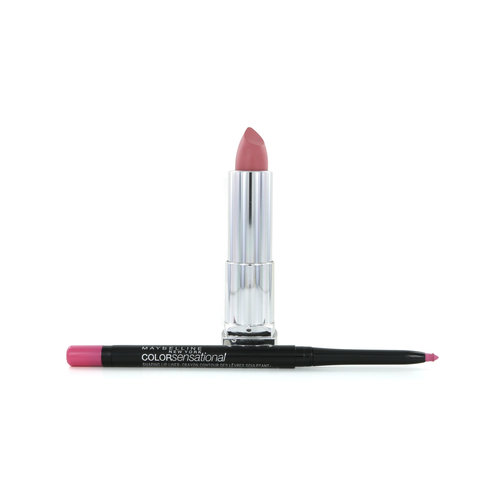 Maybelline Lip Kit Color Sensational Crayon à lèvres & rouge à lèvres - Pink Fling