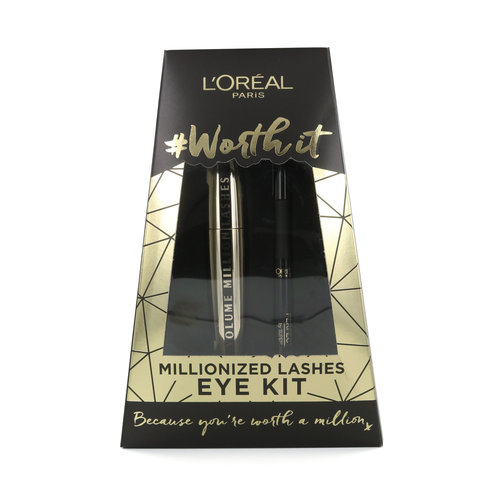 L'Oréal Worth It Million Lashes Cadeauset - Black