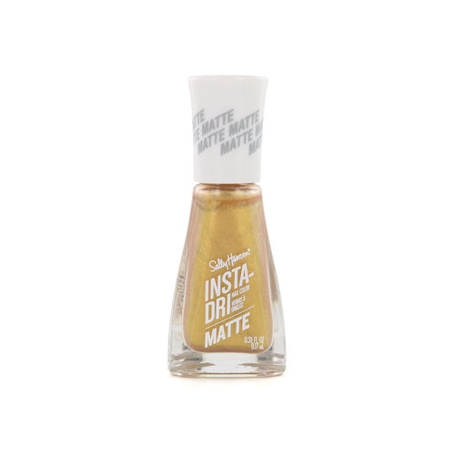 Sally Hansen Insta-Dri Matte Nagellak - 018 Gold Rush