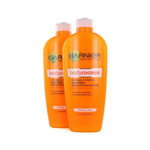 Garnier Skin Naturals Body Cocoon Lotion pour le corps - 2 x 400 ml (Pour peaux normales)