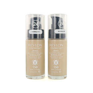 Colorstay Foundation - 150 Buff Normal/Dry Skin (2 stuks)