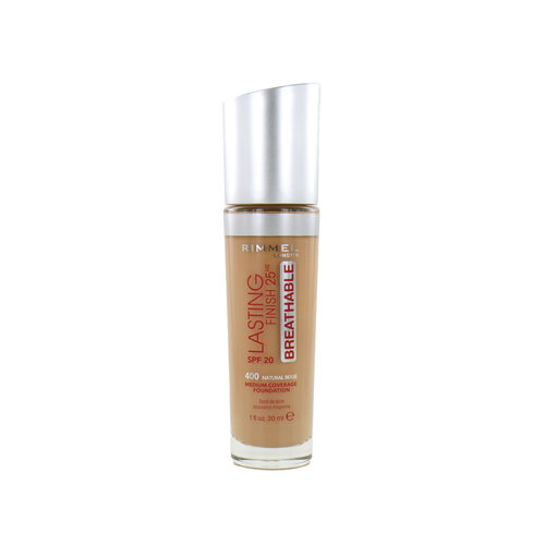 Rimmel Lasting Finish Breathable Foundation - 400 Natural Beige