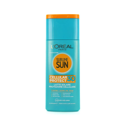 L'Oréal Sublime Sun SPF 30 Zonnebrandcrème - 200 ml (buitenlandse verpakking)