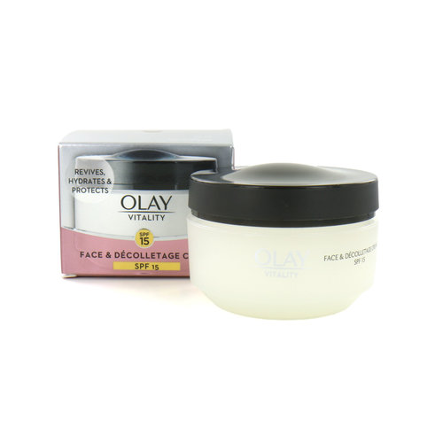 Olaz Vitality Face & Décolletage Crème de jour - 50 ml