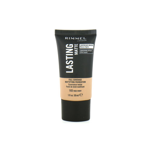 Rimmel Lasting Matte Full Coverage Foundation - 103 True Ivory