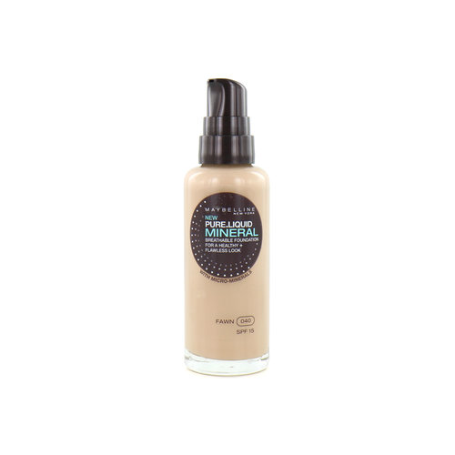 Maybelline Pure Liquid Mineral Foundation - 040 Fawn