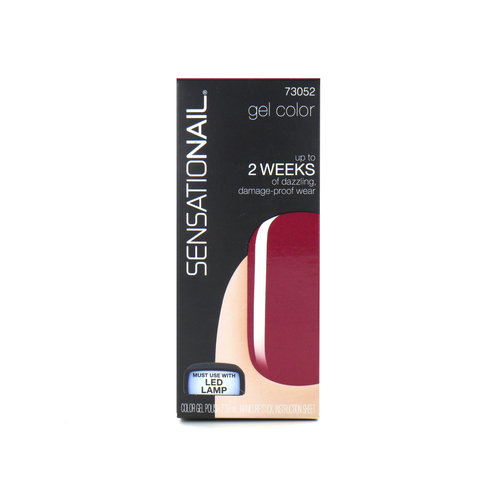 Sensationail Gel Color Vernis à ongles - Rouge-ing On Up