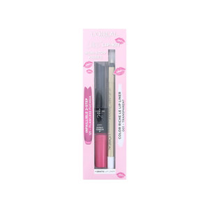 Non-Stop Kisses Lip Kit - 121 Flawless Fuchsia - 001 Transparent (Duitse versie)