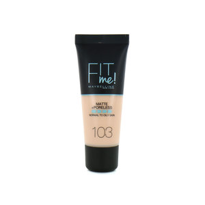 Fit Me Matte + Poreless Foundation - 103 Pure Ivory