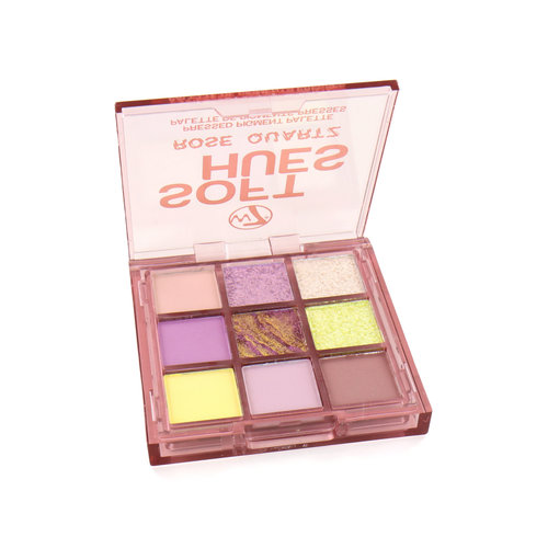 W7 Soft Hues Pressed Pigment Oogschaduw Palette - Rose Quartz