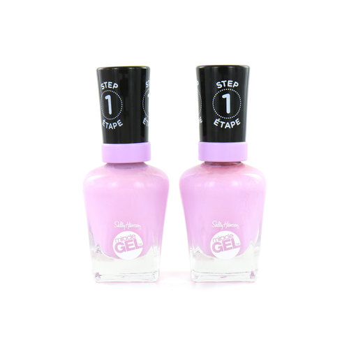 Sally Hansen Miracle Gel Vernis à ongles - 534 Orchid-ing Aside (2 pièces)