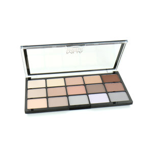 15 Shade Palette Yeux - Matte Feather Light