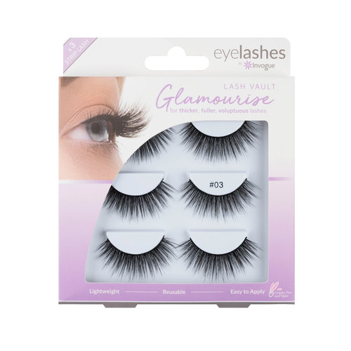 Invogue Multipack Faux Cils - Vault 3 (Ensemble de 3)