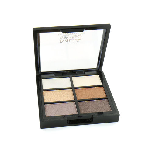 MUA 6 Shade Glamour Oogschaduw Palette - Golds