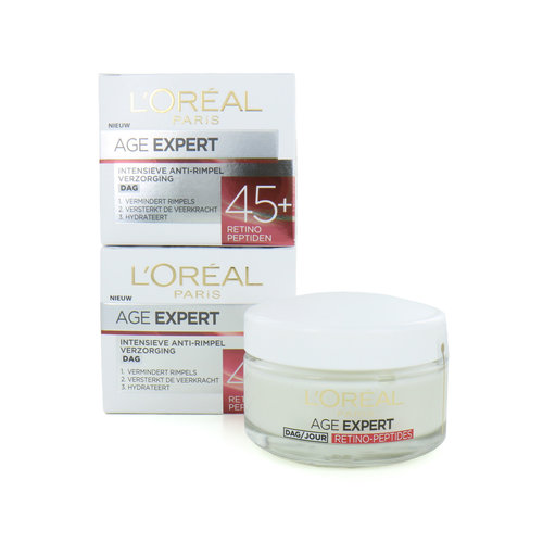 L'Oréal Age Expert 45+ Dagcrème - Retino Peptiden (Set van 2)
