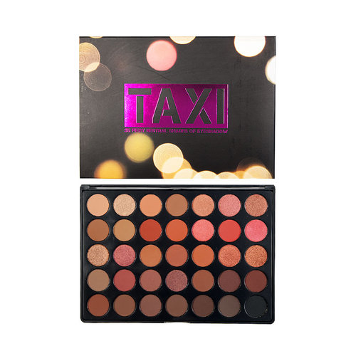 W7 Taxi 35 Fiery Neutral Shades Palette Yeux