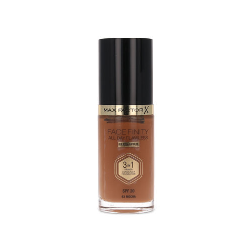 Max Factor Facefinity All Day Flawless 3 in 1 Flexi Hold Foundation - 93 Mocha