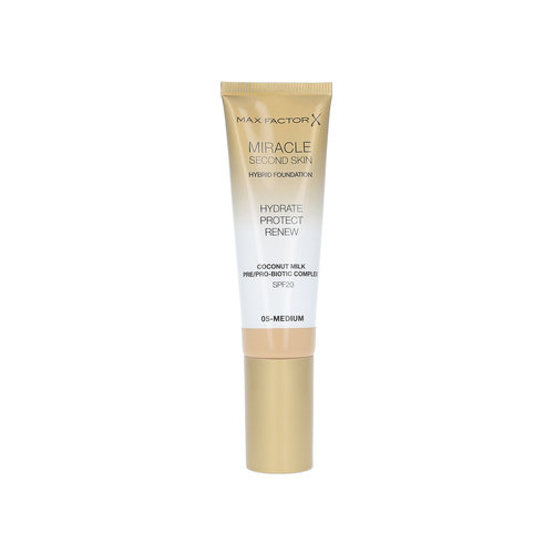 Max Factor Miracle Second Skin Foundation - 05 Medium