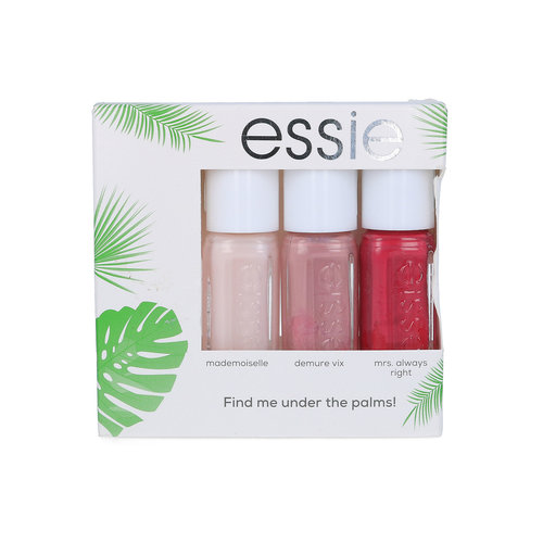 Essie Find Me Under The Palms Mini Nagellak Ensemble-Cadeau - 3 x 5 ml (Ensemble de 3)