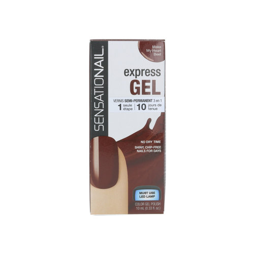 Sensationail Express Gel Nagellak - Make My Heart Beet