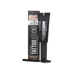 Tattoo Studio Waterproof Wenkbrauwgel - 260 Deep Brown