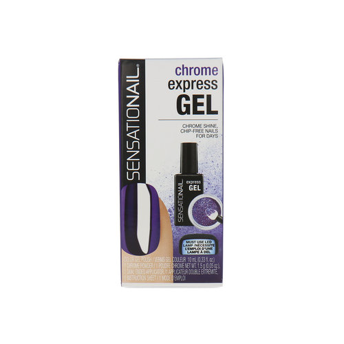 Sensationail Chrome Express Gel Vernis à ongles - 73068 Purple