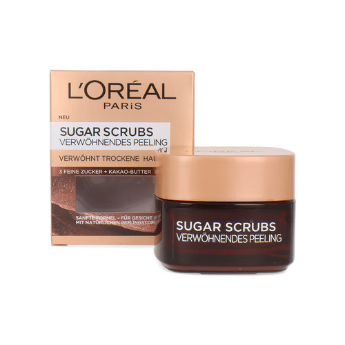 L'Oréal Sugar Scrubs Peeling Cocoa Butter - 50 ml (Duitse versie)