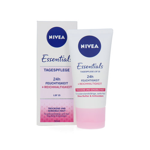 Nivea Essentials SPF 15 Moisture Boost & Nourish Dagcrème - 50 ml (Duitse versie)