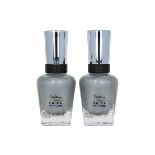 Sally Hansen Salon Manicure Nagellak - 825 Silver Wonderland (set van 2)