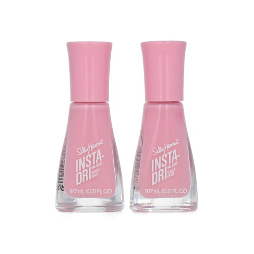 Sally Hansen Insta-Dri Nagellak - 273 Pink Blink (set van 2)