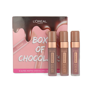 Box Of Chocolats Matte Chocolate Liquid Lipsticks Cadeauset