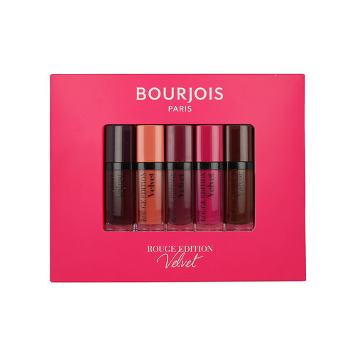 Bourjois Rouge Edition Velvet Matte Liquid Lipstick Ensemble-Cadeau