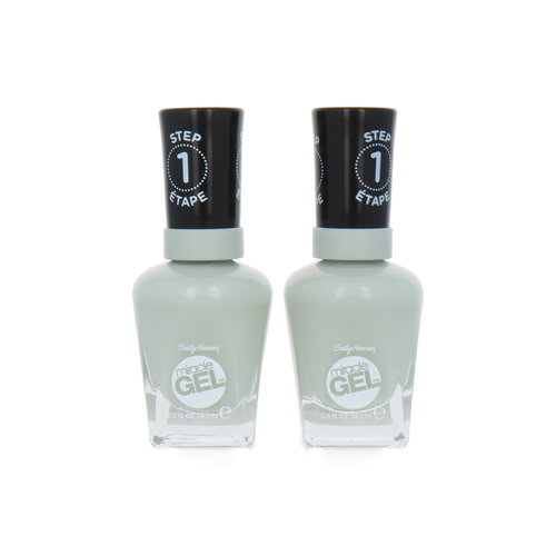 Sally Hansen Miracle Gel Vernis à ongles - 682 Like A Moss (2 pièces)