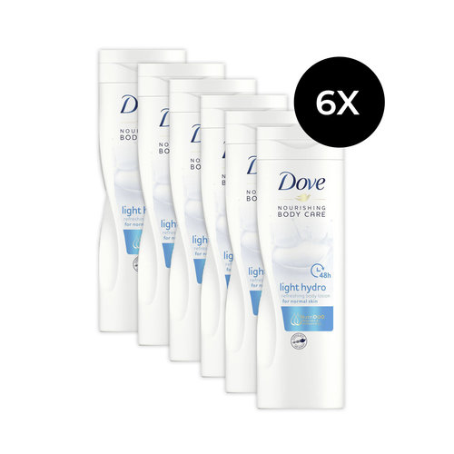 Dove Nourishing Body Care Light Hydro Bodylotion - 400 ml (6 stuks)