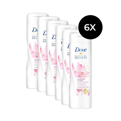 Dove Nourishing Secrets Glowing Ritual Bodylotion - 400 ml (6 pièces)