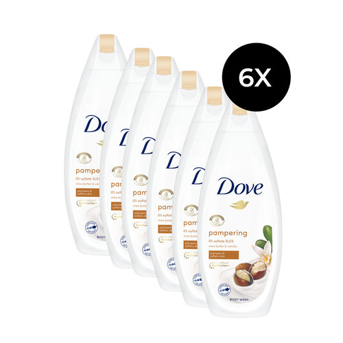 Dove Pampering Shower Gel - 250 ml (6 stuks)