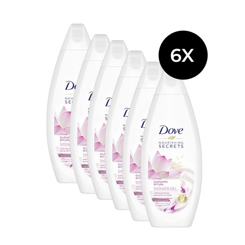 Dove Nourishing Secrets Glowing Ritual Shower Gel - 250 ml (6 pièces)