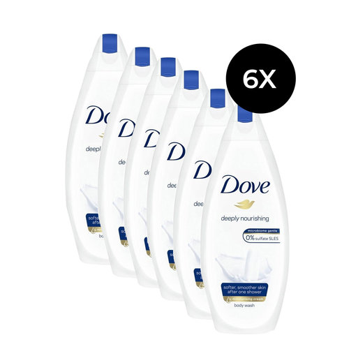 Dove Deeply Nourishing Body Wash - 250 ml (6 stuks)